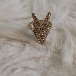 Gold Arrow Ring
